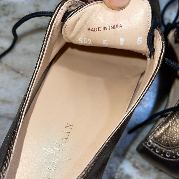 Cole Haan Metallic Gramercy Oxfords 5 - Picture 9 of 9